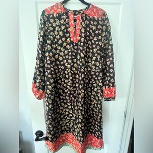 Warm 100% silk dress